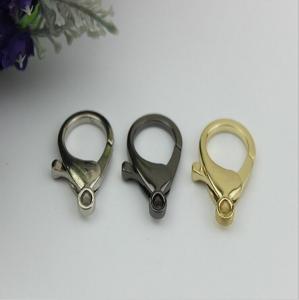 China Fashion zinc alloy bag metal mini lobster claw clip snap hook match with metal chain wholesale