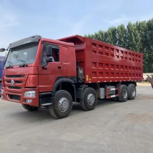 China Factory Price 430HP 12 Wheeler New or Used Howo 8x4 Sinotruk Dump Truck Trailers wholesale