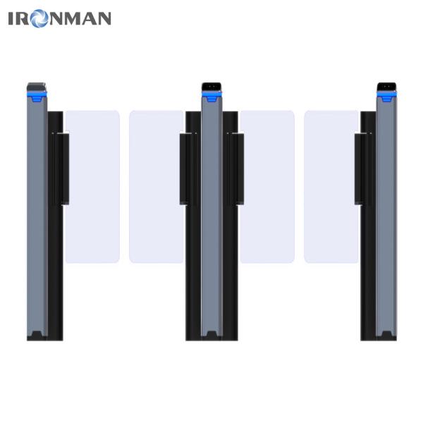 Security Automatic Double Sliding Gate Turnstile Access Control System Speed