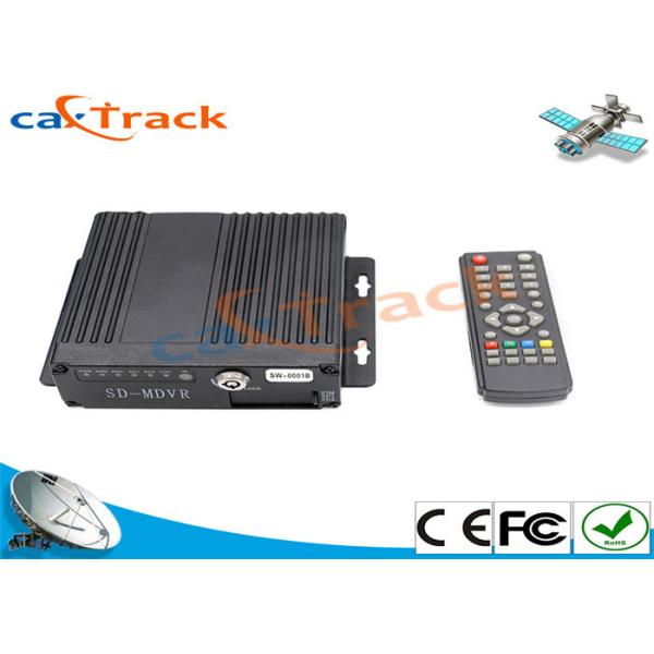 RJ45 Vehicle Blackbox Mobile DVR Full HD And Hard Disk 4 CH Video Recorder