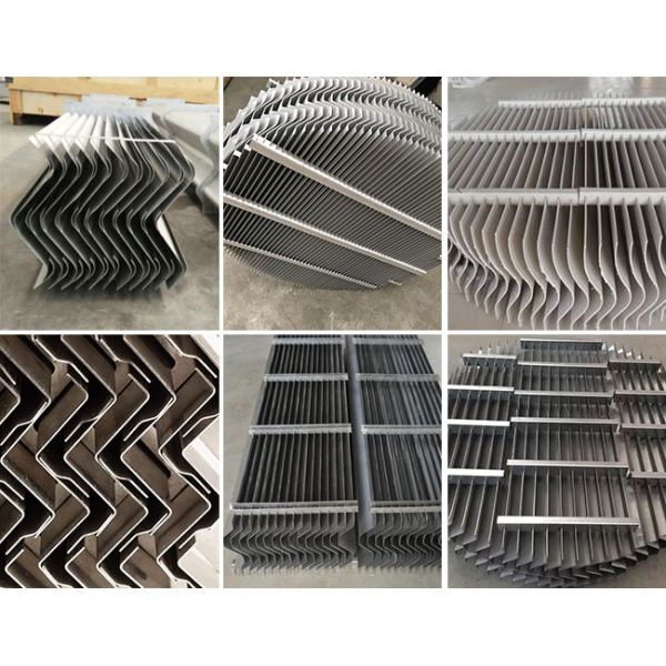 Stainless Steel 304 TP Vane Pack Mist Eliminator S Type Three Channel