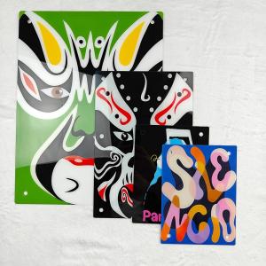 DIY Printing Blank Sublimation Glass Photo Frame With Alloy Stand Custom