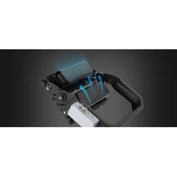 Dustproof 2000W Floodlight Mast Waterproof Stadium Floodlight For Seaport