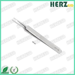 China No Rust Electrostatic Discharge Tools / Super Sharp Tweezers Length 110mm wholesale