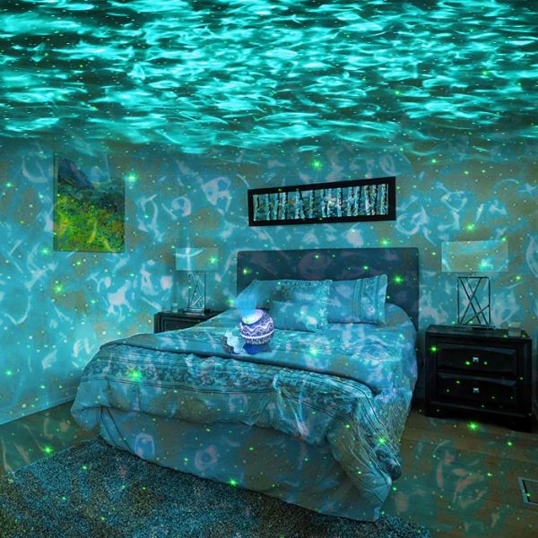 Nebula RGB Dinosaur Egg Star Projector Night Lamp With Remote Voice Control