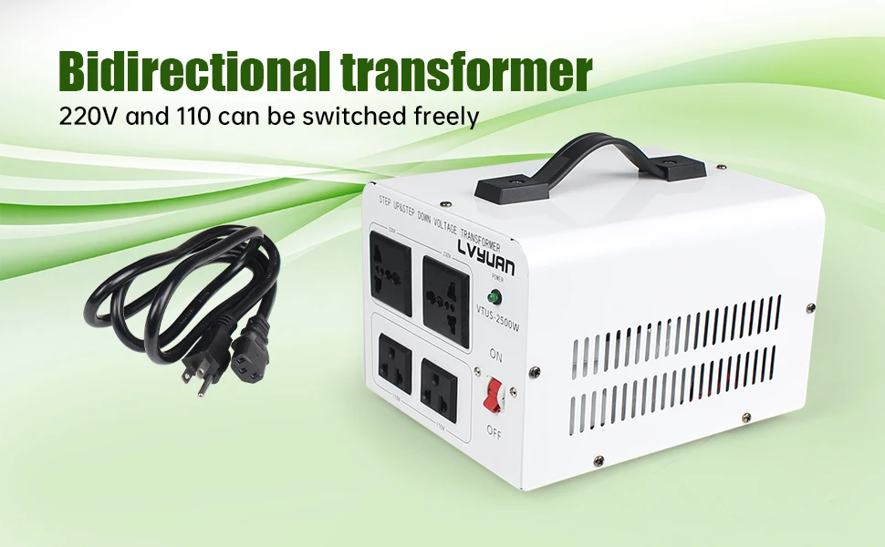 Protected Supply Voltage Bi Directional Converter 110V To 220V Or 220V To 110V