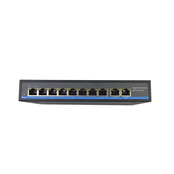 20G Ethernet Poe Network Switch 8 Port Gigabit Poe Switch For Wireless Solution