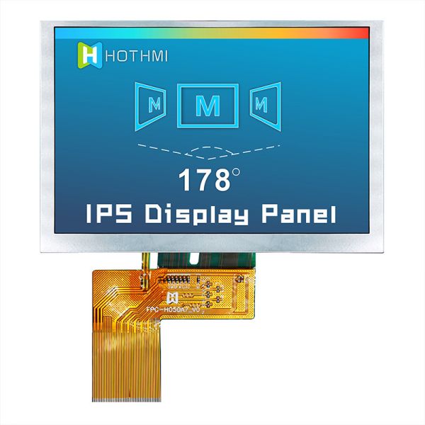 5 Inch High-Brightness TFT LCD | 800x480 IPS Display with ST7262
