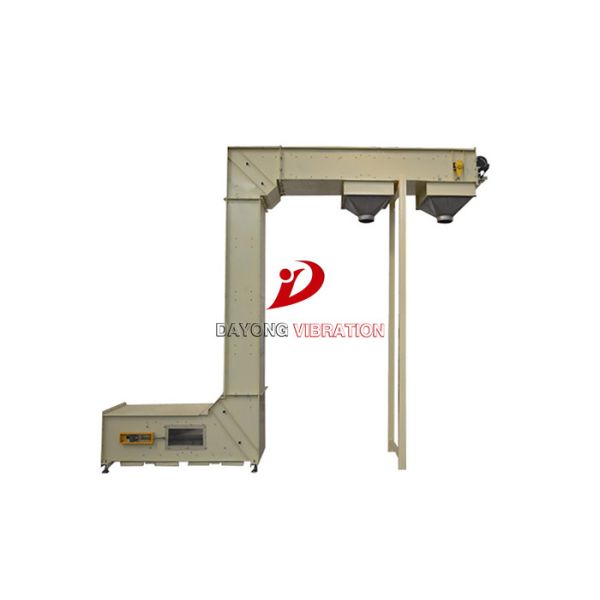 All SUS304 High Speed Z Type Bucket Elevator Conveyor For Wheat Particle