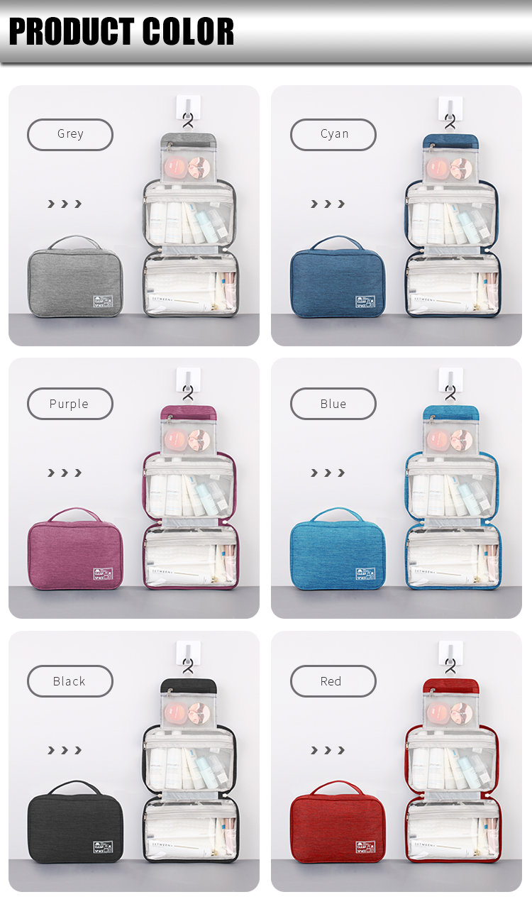 Shaving Hanging Toiletry Bag Organizer Hygiene Dop Kit Hanging Cosmetic Travel Bag