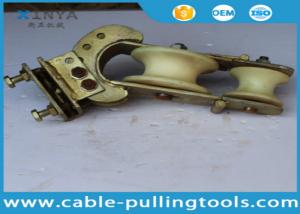 China 20KN Crossarm Mounted Transmission Line Stringing Tools Three Purpose Stringing Pulley Block wholesale