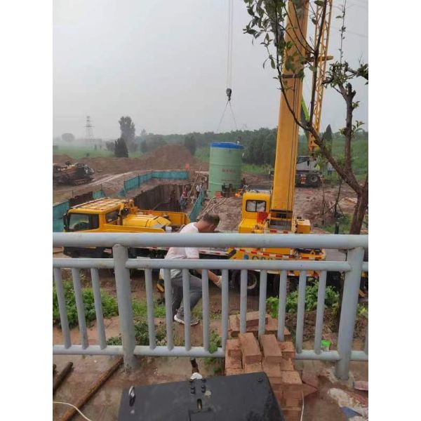 High Efficiency Frp Integrated Prefabricated Pump Station Sewage Rainwater Vertical Frp Pressure Vessel