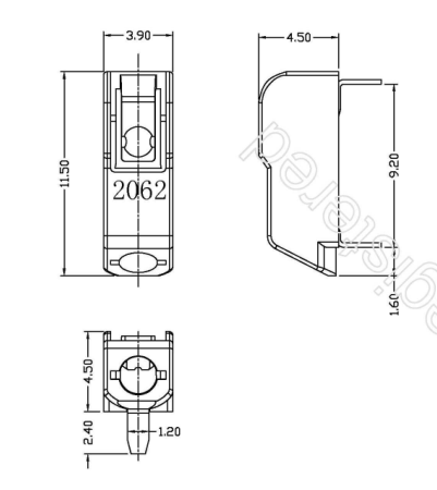 2062 2052 2059 Led Light terminal blocks Connectors Led Modular Panel For Easy Fixing