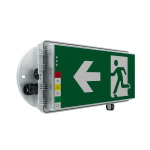 Wall Mounted LED Exit Emergency Light 2200k-7000k 100-277V