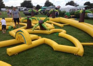 China Outdoor Mobile Crazy Inflatable Golf Course Apply To Family Event on sale