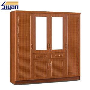 China Shutter Style Closet Doors , Louvered Shutter Doors For Dressing Room Cabinets wholesale