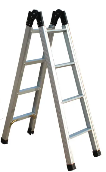 Customized 6063 Aluminium Dual Purpose Ladder 100Kg Max Loading