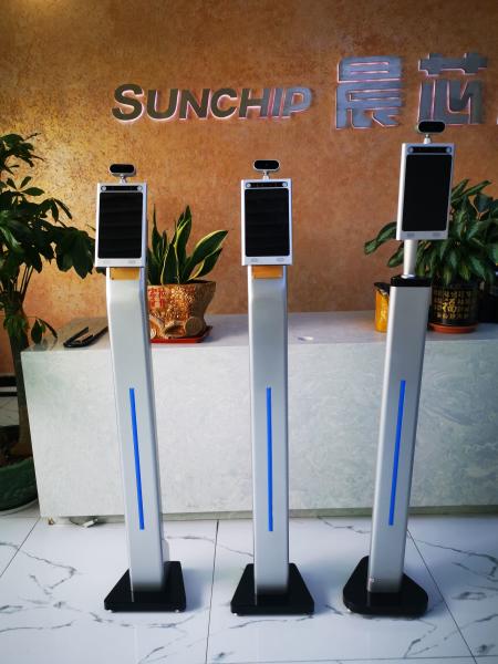 Quality Android LCD Displayer Face Recognition Thermometer With Human Body Detection Module for sale