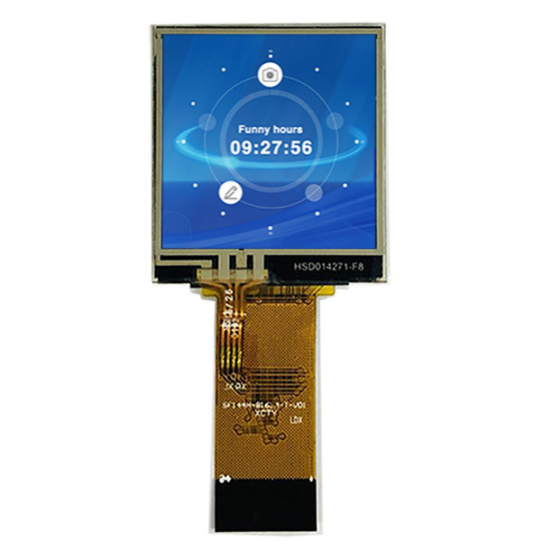128x128 Square LCD Display Screen 1.44 Inch TFT LCD 8bit MPU Interface Plugging Type Connection