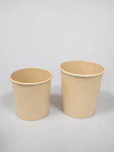 China PLA Biodegradable Paper Cup Compostable Paper Container With Lids wholesale