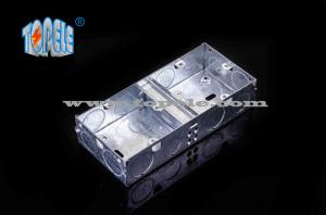 China BS4662 GI Switch One Gang / Two Gang Electrical Boxes And Covers, GI Conduit Boxes wholesale