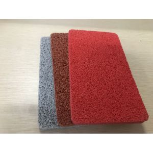 China Breathable Odorless Wet Pour Rubber Granules For Running Track on sale