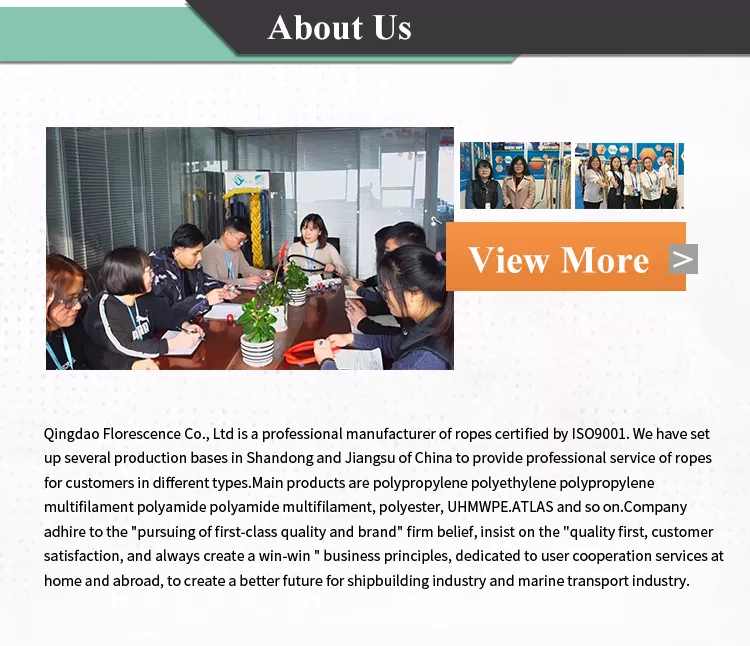 Floating Mooring Hawser 8 Strand PP Rope Polypropylene CCS Certified