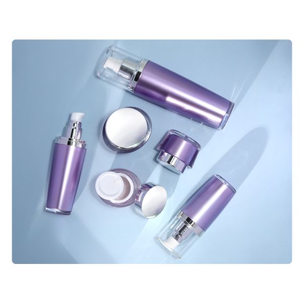 10g 30g 50g Double Wall Cream Jar Brown Lip Balm Container Oval Matte Frosted jar