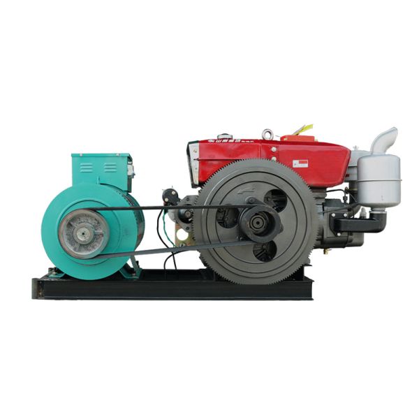 360KG 15KW Air Cooled Single Cylinder Changchai Diesel Engine Generator With Radiator