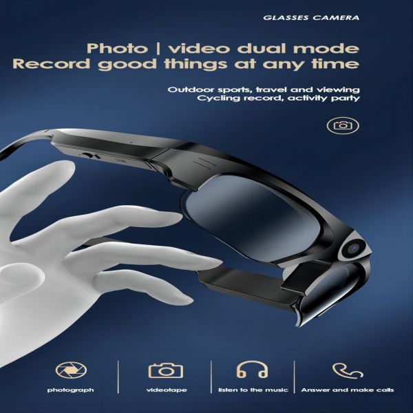 Running Biking Loop Recording Bluetooth Video Sunglasses With Open Ear Music