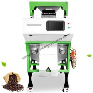 China Mini Intelligent Coffee Bean Color Sorter , Full Color CCD Camera Color Sorter on sale