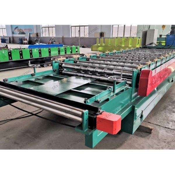 Automatic 80mm Trapezoidal Roll Forming Machine 380V Glazed Tile Making Machine