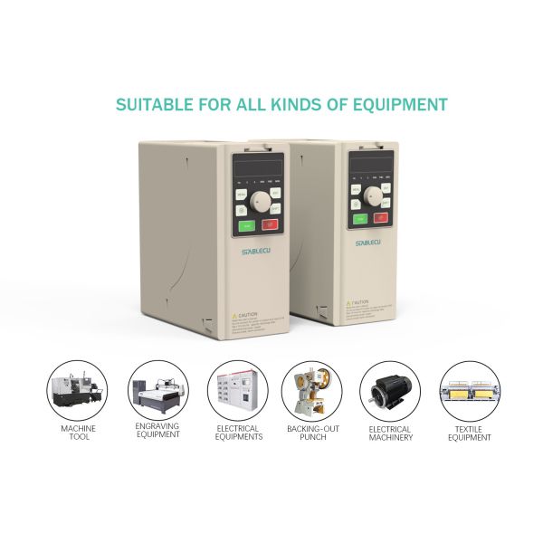 CNC Router Spindle Motor VFD 0.75KW To 3.7KW Low Frequency