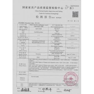 Huizhou OldTree Furniture Co.,Ltd. Certifications