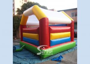 China Commercial grade inflatable bouncy castle with slide for outdoor kids party wholesale