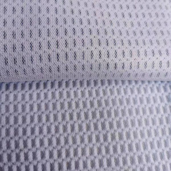 Cotton Airmesh 3d Space Fabric 2mm Knitted Breathable Mesh Fabric For Blankets Throws