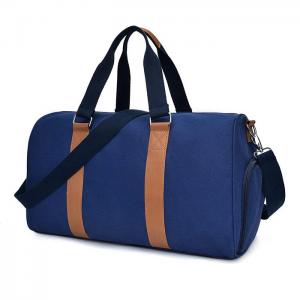 China 12OZ Mens Womens Canvas Overnight Bag , Large Travel Duffle Bags wholesale
