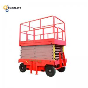 China CE ISO Mobile Scissor Lift Table With Large Platform With Outriggers on sale