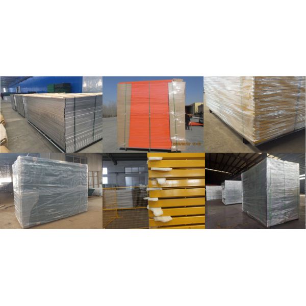 Width 3000mm Temporary Movable Fencing Galvanized Welded Wire Mesh Canada