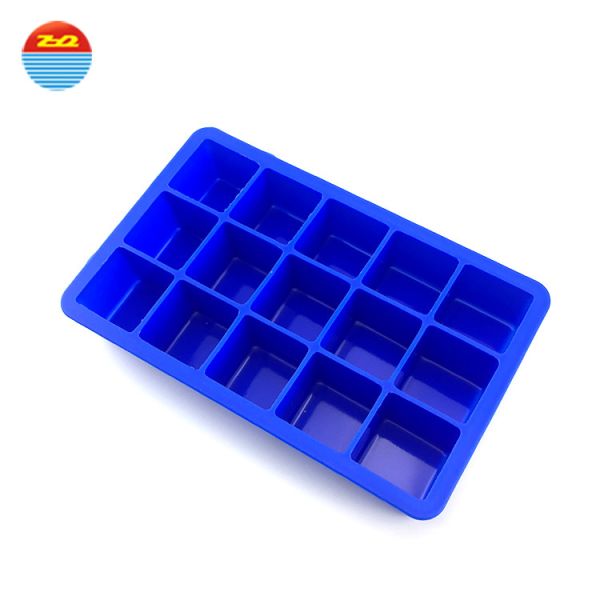 Old Fashioned Bpa Free Square Shaped 15 Cuboid Shape Lattice Mold Silicone Rubber Whiskey Cool Giant Big Best Ice Cube T