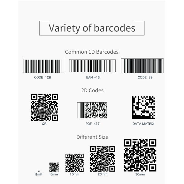 USB Interface Desktop Omnidirectional Barcode QR Code Scanner for Commercial Retail Shop