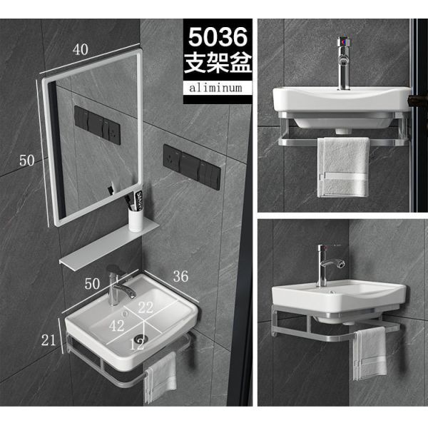 factory price bathroom wall hung basin small size sanitary ware commode hand wash basin