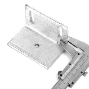 China Powder Coated Customizable Height 90\u00b0 Curtain Wall Anchors Corner Code For Curtain Walls wholesale