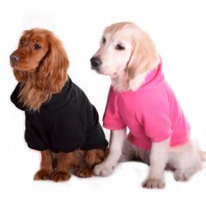 plain pink dog hoodie small dog puppies for sale pet clothes-pet clothing-dog