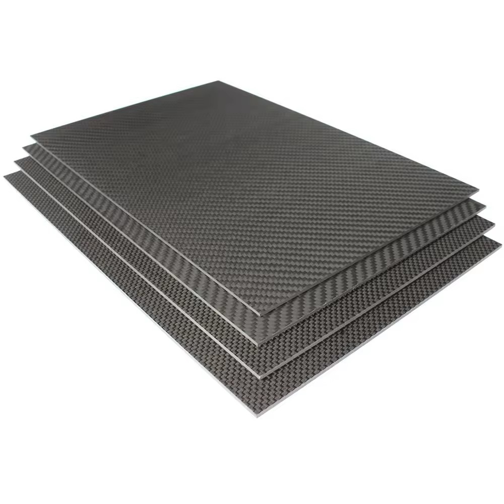 Carbon Prepeg Fabric Boards For Sale 0.4mm 1.5mm 20mm 80mm 100mm Custom Thick Composite Raw Material Full Carbon Fiber P