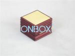 Personalized Wooden Jewellery Packaging Boxes , Finger Ring Storage Box For