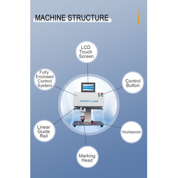 Customizable Nameplate Dot Pin Marking Machine With LCD Screen