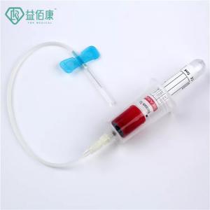 China Blood Test Green Butterfly Needle Butterfly Winged Infusion Set 21g 22g 23g on sale