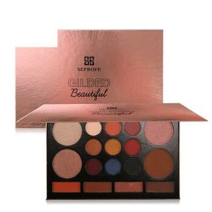 ODM Empty Glossy Cosmetic Box Packaging Mink Eyeshadow Palette Box Packaging