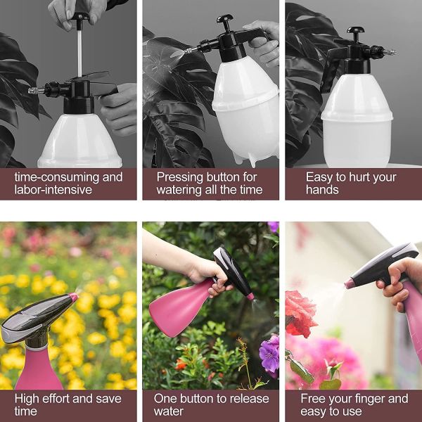 1A Automatic Plant Sprayer USB Charging 33.8oz Outdoor Garden